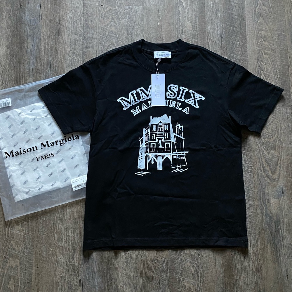 Maison Martin Margiela Black Graphic T-Shirt